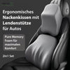 Ergonomisches Nackenkissen mit Lendenstütze für Autos – Pure Memory Foam für maximalen Komfort - VibeCart
